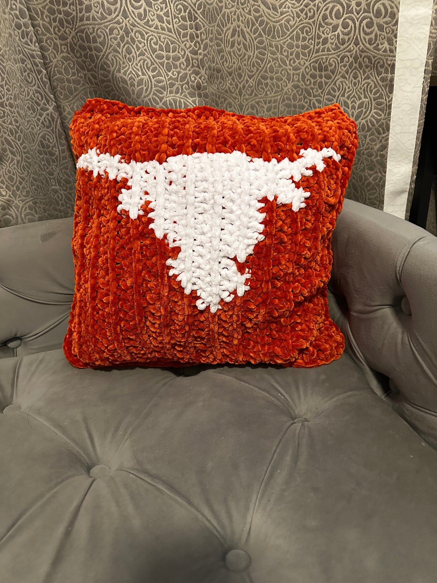 Longhorn Pillow Pattern